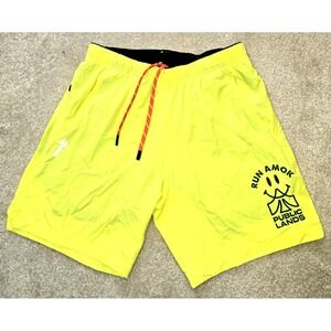 Roark Run Amok X Public Lands Bommer Ridge 7" Short Men's S Citron NWT